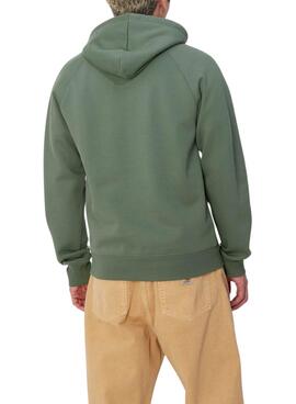 Sudadera Carhartt Chase verde para hombre