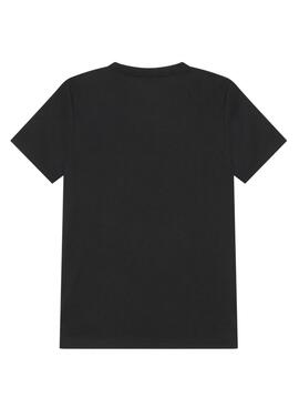 Camiseta Jordan Jumpman negro para niña y niño