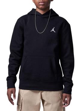 Sudadera Jordan MJ Brooklyn Fleece negro para niño y niña