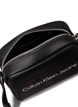 Bolso Calvin Klein Jeans Camera negro para mujer