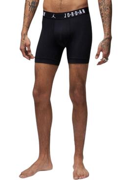 Pack 3 calzoncillos boxer Jordan Flight Core negro para hombre