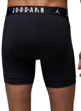 Pack 3 calzoncillos boxer Jordan Flight Core negro para hombre