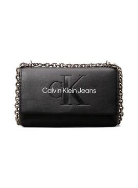 Bolso Calvin Klein Jeans Sculpted negro para mujer