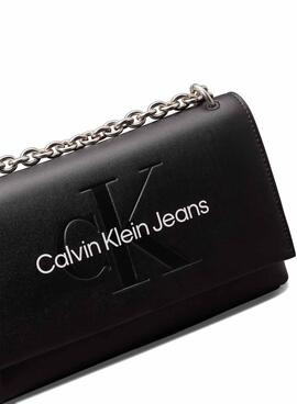 Bolso Calvin Klein Jeans Sculpted negro para mujer