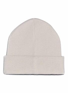 Gorro Calvin Klein Jeans Monogram beige para mujer