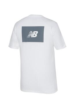 Camiseta New Balance Logo blanco para hombre