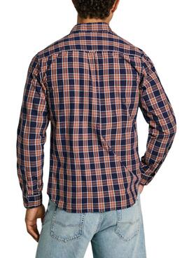 Camisa Pepe Jeans Morgan azul para hombre