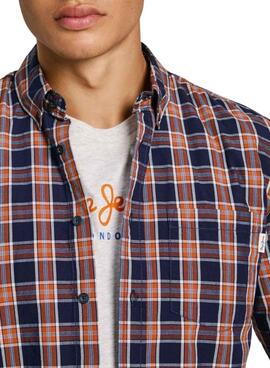 Camisa Pepe Jeans Morgan azul para hombre