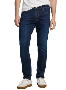 Pantalón Vaquero Pepe Jeans Stanley denim oscuro para hombre