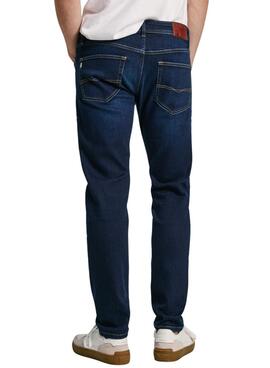 Pantalón Vaquero Pepe Jeans Stanley denim oscuro para hombre