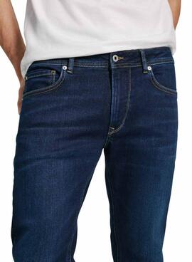 Pantalón Vaquero Pepe Jeans Stanley denim oscuro para hombre