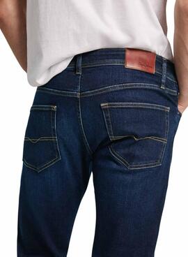 Pantalón Vaquero Pepe Jeans Stanley denim oscuro para hombre