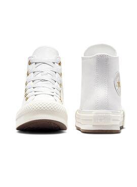 Zapatillas Converse Chuck Taylor All Star Eva Lift Tonal Blanco para mujer