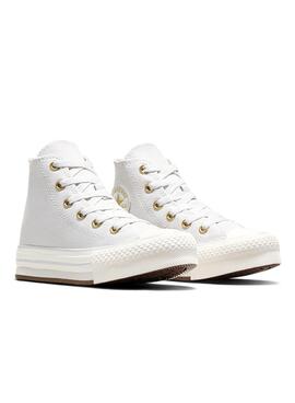 Zapatillas Converse Chuck Taylor All Star Eva Lift Tonal Blanco para mujer