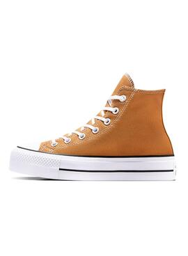 Zapatillas Converse Chuck Taylor All Star Lift Platform Naranja para mujer