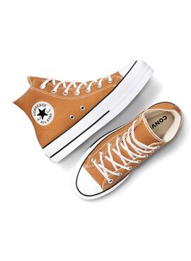 Zapatillas Converse Chuck Taylor All Star Lift Platform Naranja para mujer