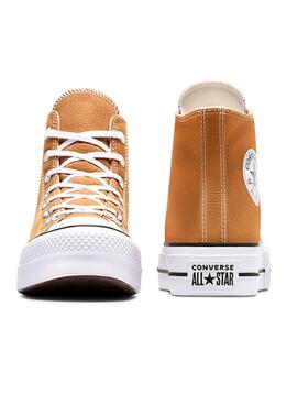 Zapatillas Converse Chuck Taylor All Star Lift Platform Naranja para mujer