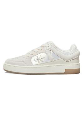 Zapatillas Calvin Klein Jeans Basket Cupsole beige para mujer