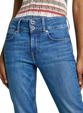 Pantalón Vaquero Pepe Jeans slim denim medio para mujer