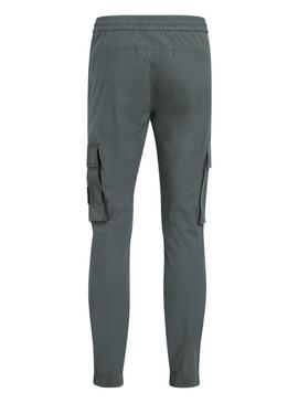 Pantalón cargo Calvin Klein Jeans washed gris para hombre