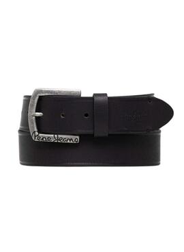 Cinturón Pepe Jeans Moss negro para hombre