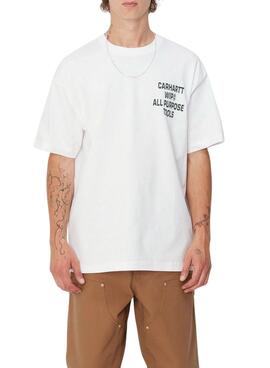 Camiseta Carhartt Cross blanco para hombre