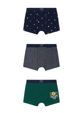 Set 3 boxers Mayoral Verde para niño