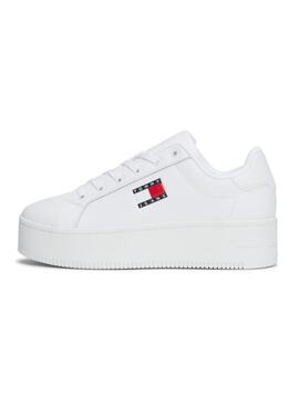 Zapatillas Tommy Jeans Flatform blanco para mujer