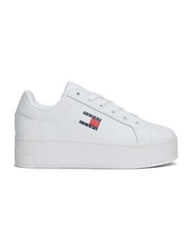 Zapatillas Tommy Jeans Flatform blanco para mujer