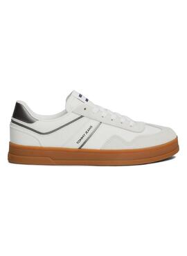 Zapatillas Tommy Jeans Greenwich blanco y gris para mujer