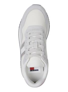 Zapatillas Tommy Jeans Eva Runner gris para mujer