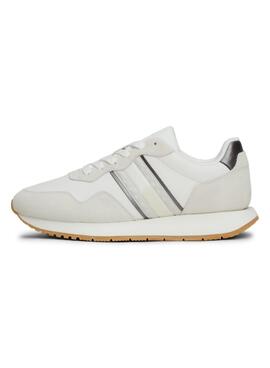 Zapatillas Tommy Jeans Eva Runner blanco para mujer