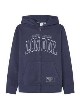 Sudadera Pepe Jeans Baley marino para niño