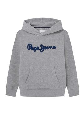 Sudadera Pepe Jeans New Lamonty capucha gris