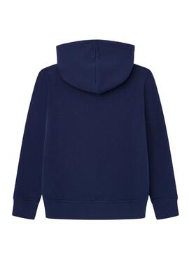 Sudadera Pepe Jeans Lamonty capucha marino 