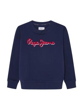 Sudadera Pepe Jeans New Lamonty marino para niño