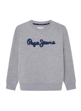 Sudadera Pepe Jeans New Lamonty gris para niño