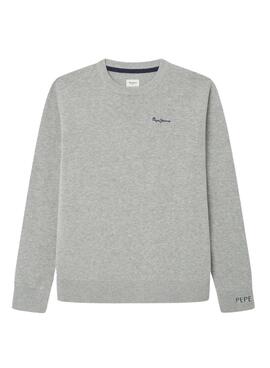 Jersey Pepe Jeans Tottenham gris para niño