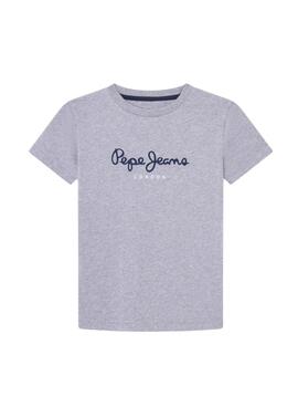 Camiseta Pepe Jeans New Art gris para niño