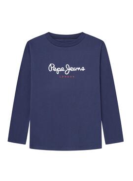 Camiseta Pepe Jeans New Herman marino para niño