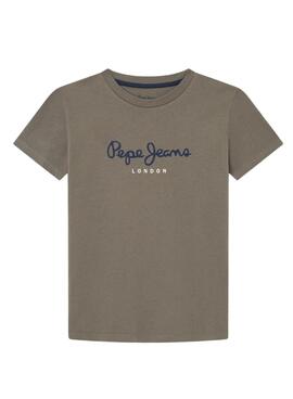 Camiseta Pepe Jeans New Art verde para niño