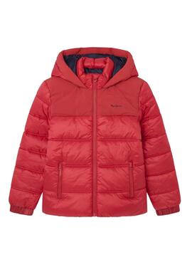 Plumífero Pepe Jeans Odonis rojo para niño