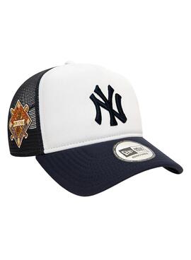 Gorra New Era World Series Trucker marino para hombre y mujer