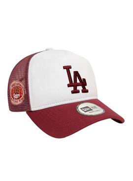 Gorra New Era World Series Trucker rojo para hombre y mujer