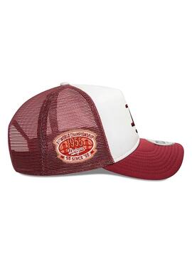 Gorra New Era World Series Trucker rojo para hombre y mujer