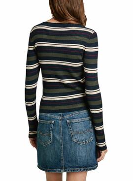 Jersey Pepe Jeans Hillary Verde Para Mujer