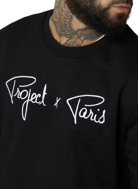 Sudadera Project x Paris Embroidery Logo negro para hombre