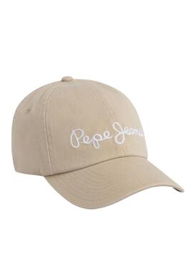 Gorra Pepe Jeans Warren Beige Para Hombre