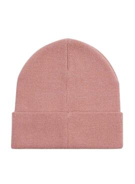 Gorro Calvin Klein Jeans Monogram Embroidered rosa para mujer