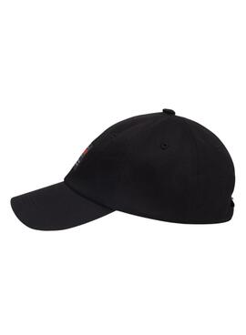 Gorra Tommy Jeans Heritage Structured negro para hombre